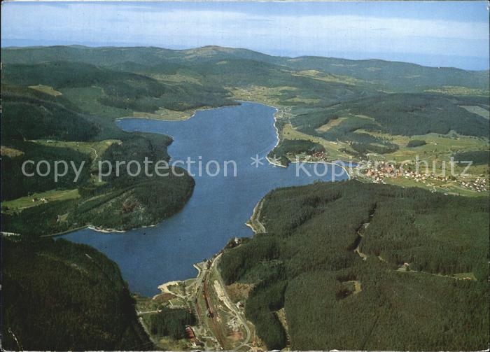 Schluchsee Wasserkraftwerk Schwarzwald Fliegeraufnahme