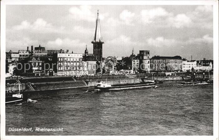 Duesseldorf Rheinansicht