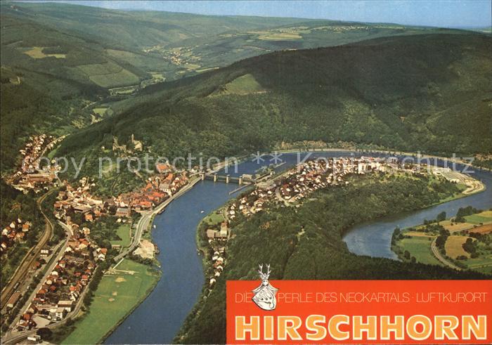 Hirschhorn Neckar Fliegeraufnahme