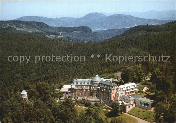 Buehl Baden Kurhaus Schloss Buehlerhoehe Fliegeraufnahme