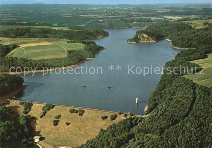 Siegburg Wahnbach-Talsperre Fliegeraufnahme