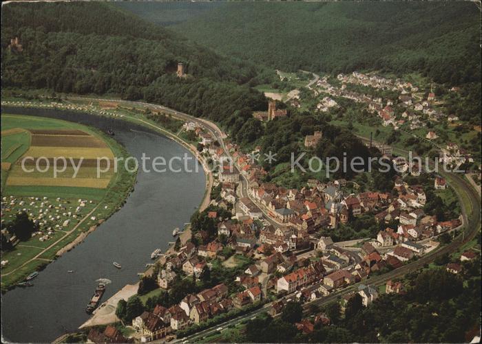 Neckarsteinach Fliegeraufnahme