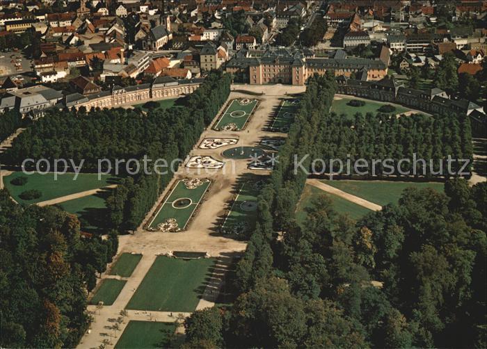 Schwetzingen Fliegeraufnahme Schloss