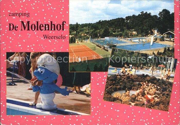 Weerselo Camping De Molenhof Schwimmbad Kinderbecken Schlumpf
