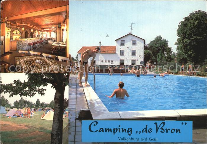 Valkenburg aan de Geul Camping de Bron Restaurant Zeltplatz Schwimmbad