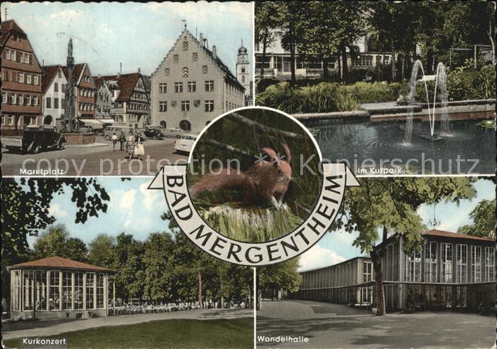 Bad Mergentheim Im Kurpark Marktplatz Kurkonzert Wandelhalle