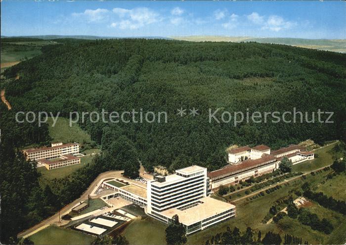 Hoexter Weser Fliegeraufnahme Weserberglandklinik