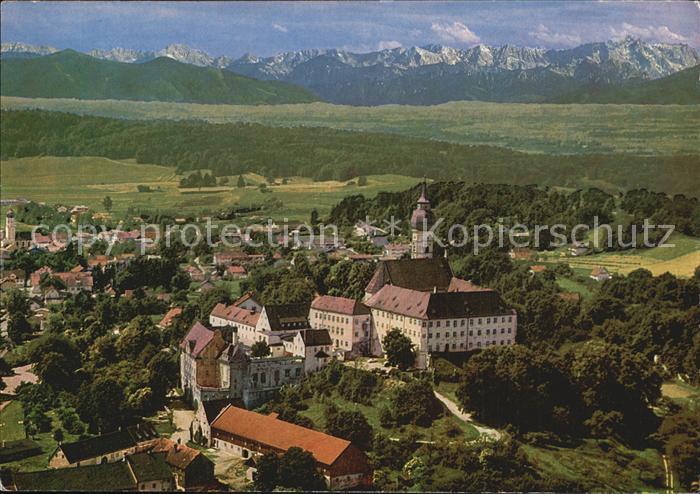 Andechs Fliegeraufnahme Kloster