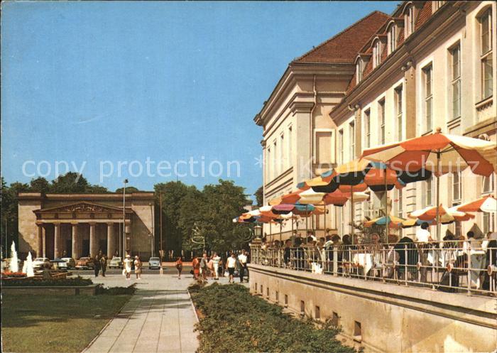 BERLIN  CITY Blick vom OpernCafe zum Mahnial