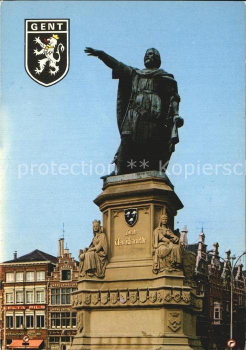 Gent Gand Flandre Tatue Jacques Van Artevalde