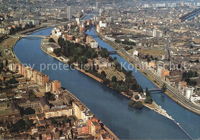 Liege Luettich Fliegeraufnahme
