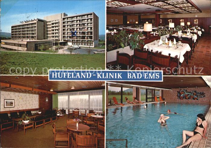 Bad Ems Hufeland Klinik Speiseraum Lobby Hallenbad