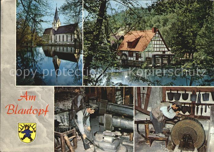 Blaubeuren Blautopf und historische Hammerschmiede