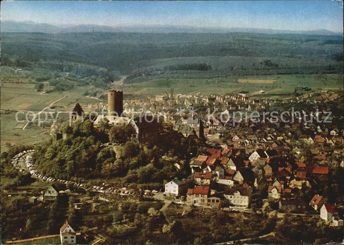 Giessen Lahn Fliegeraufnahme Burg Gleiberg