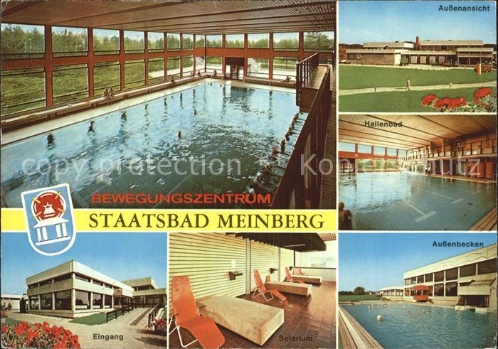 Bad Meinberg Bewegungszentrum Eingang Solarium Hallenbad Aussenbecken