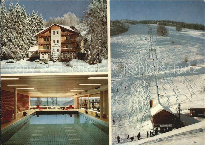 Wieden Schwarzwald Berghotel Wiedener Eck Skilift Hallenbad