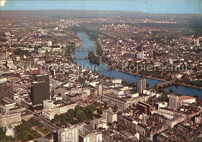 Frankfurt Main Fliegeraufnahme