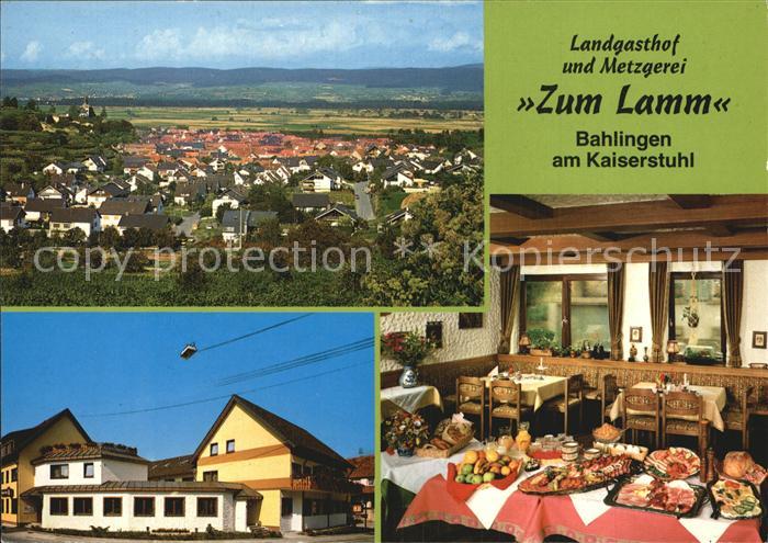 Bahlingen Landgasthof und Metzgerei Zum Lamm