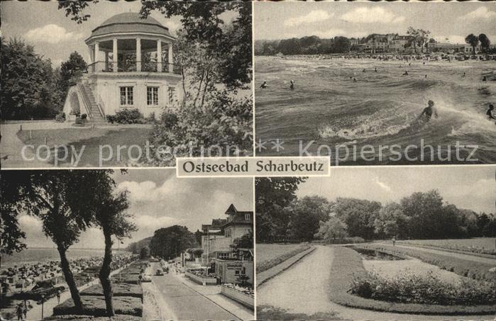 Scharbeutz Ostseebad Pavillon Strandpartie Promenade Park