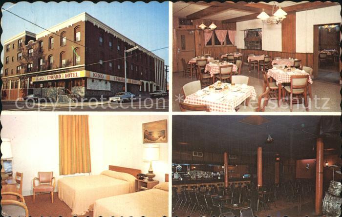 Niagara Falls Ontario King Edward Hotel Gastraum Bar Zimmer