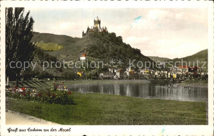 Cochem Mosel Schloss Moselpartie