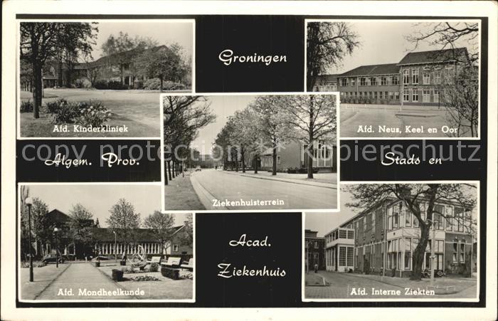 Groningen Kinderkliniek Neus Keel en Oor Mondheelkunde Interne Ziekten