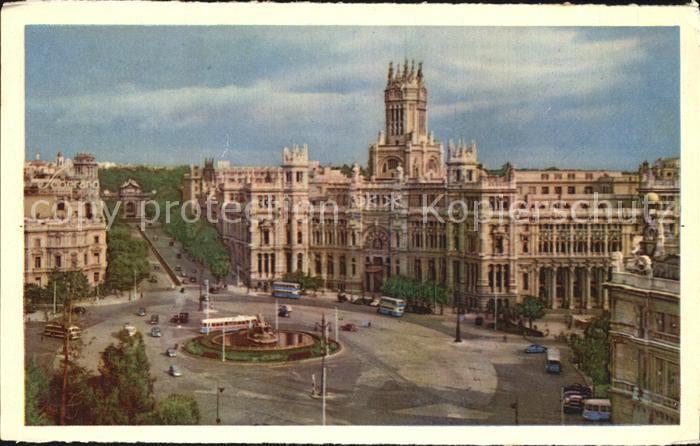 Madrid Spain Cibeles y Casa de Correos