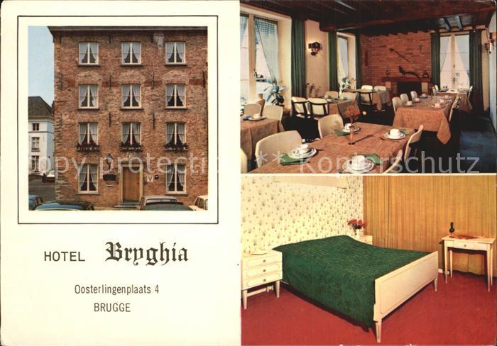 BRUGGE Bruges Belgie Hotel Bryghia Gastraum Zimmer