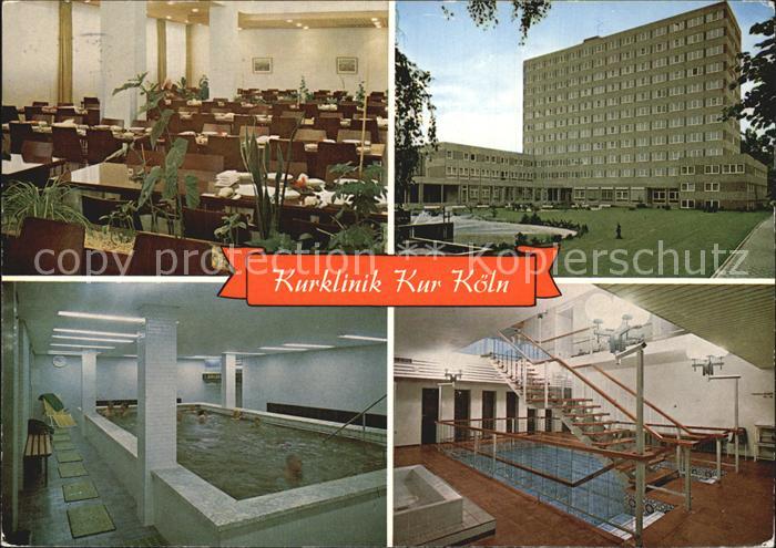 Bad Neuenahr-Ahrweiler Kurklinik Kurkoeln Speisesaal Hallenbad