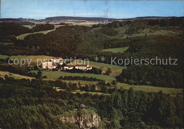 Neukirchen Knuellgebirge Waldsanatorium Urbachtal Fliegeraufnahme