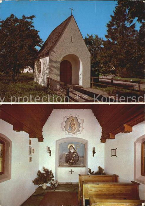 Pettendorf Marquartstein Walburgis Kapelle Inneres