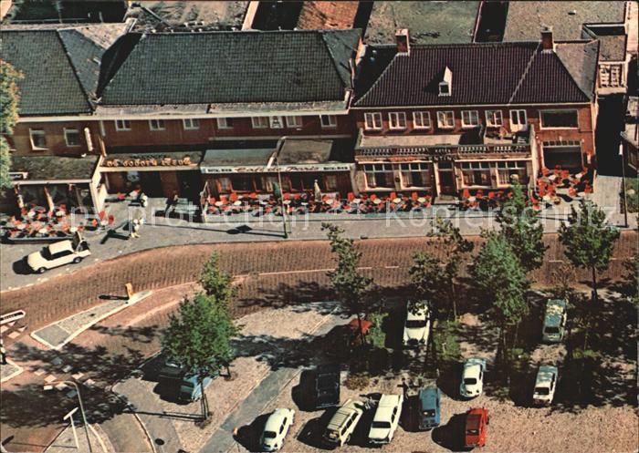 Zuidlaren De Gouden Leeuw NV Hotel Rest Enting Cafe Rest Brinkzich Fliegeraufnah