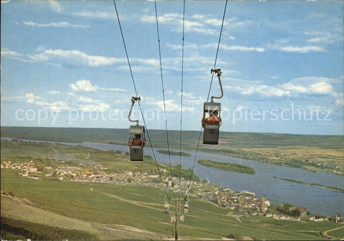 Ruedesheim Rhein Panorama Gondelbahn