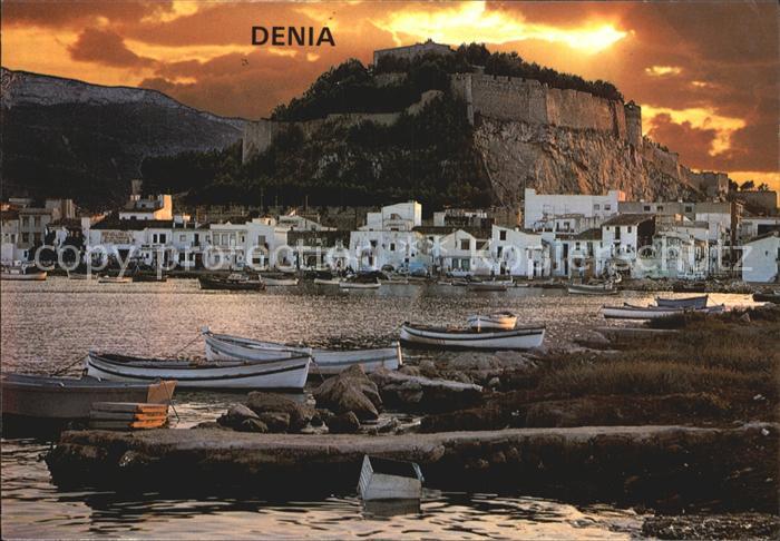 Denia Atardecer desde el puerto