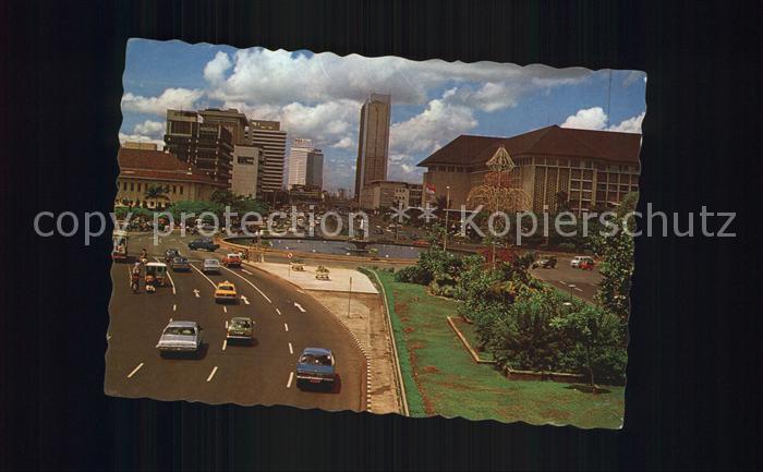 Jakarta Jalan Thamrin roundabout