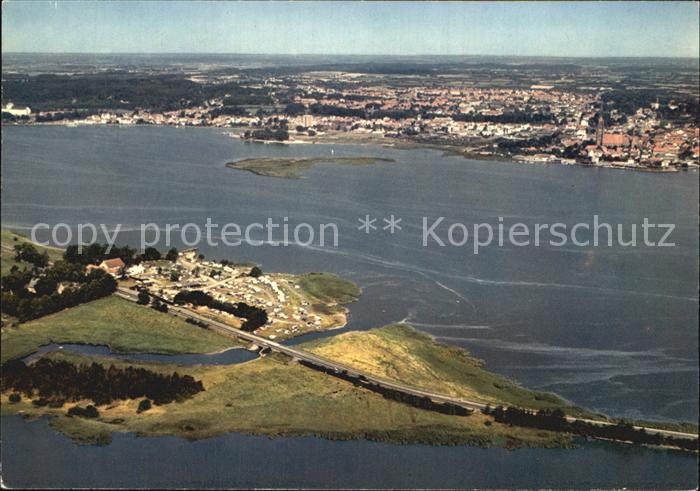 Haddeby Campingplatz an der Schlei Fliegeraufnahme