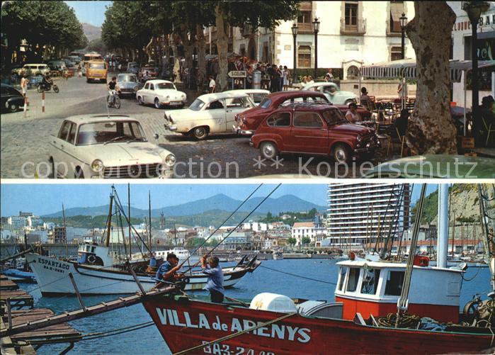 Arenys de mar Strassen und Hafenpartie