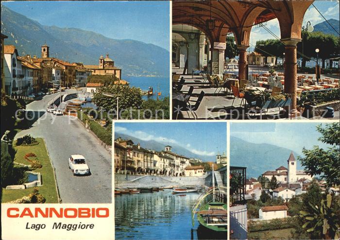 Cannobio Lago Maggiore Uferstrasse Terrasse Hafen Kirche