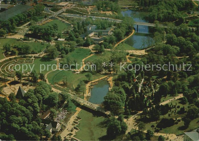 Essen Ruhr Grugapark Fliegeraufnahme