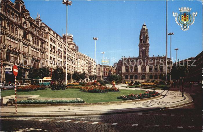 Porto Portugal Av dos Aliados e Camara Municipal