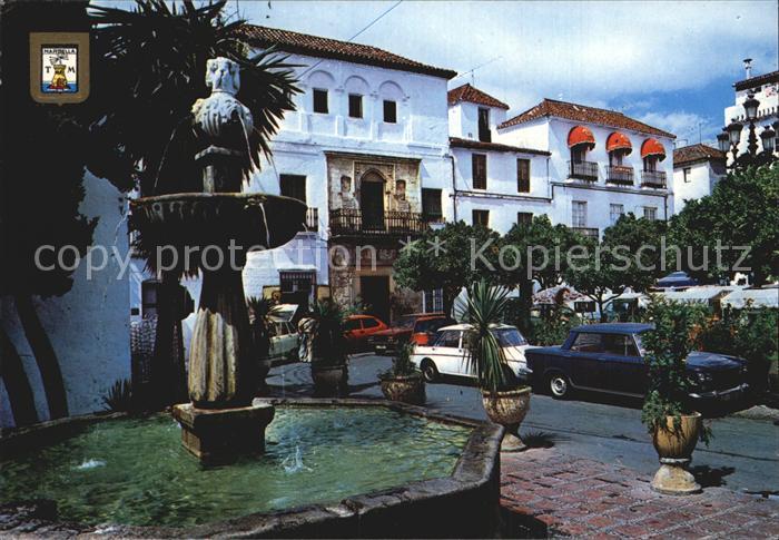 Marbella Andalucia Tipica Fuente de la plaza