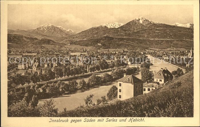 Innsbruck mit Serles und Habicht