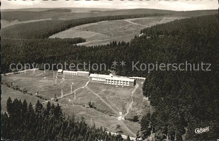 St Andreasberg Harz Internat Haus Sonnenberg Fliegeraufnahme