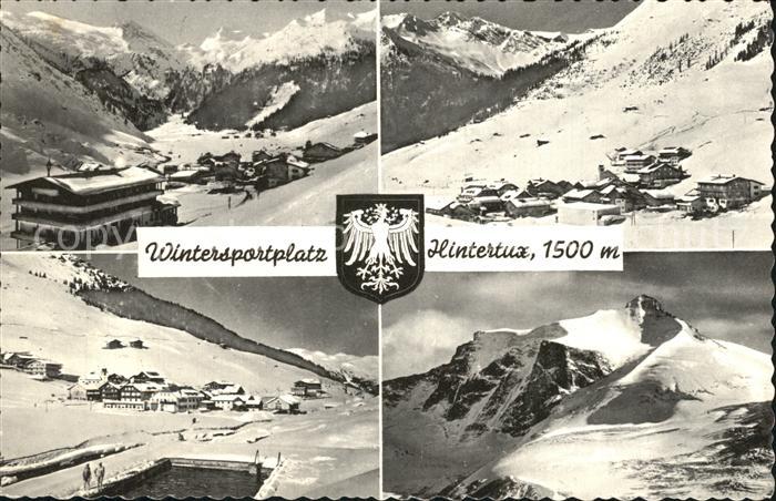 Hintertux Zillertal Panorama Teilansichten