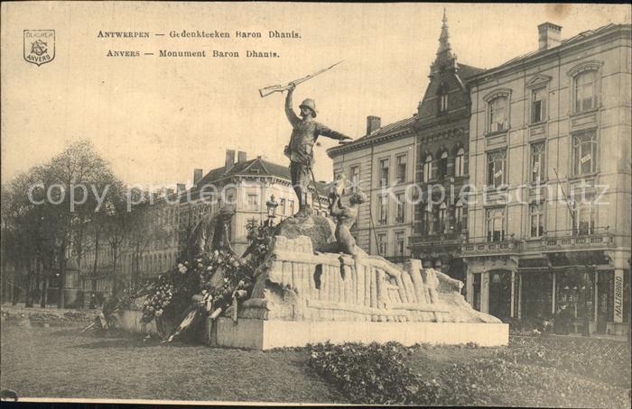 Antwerpen Anvers Monument Baron Dhanis