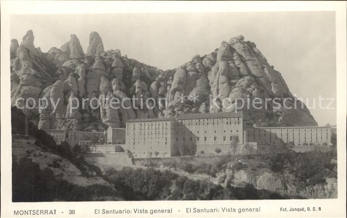 Montserrat Kloster El Santuario Vista general