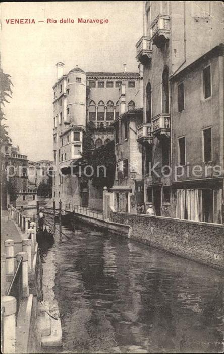 Venezia Venedig Rio delle Maravegie