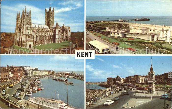 Kent The Cathedral Canterbury The Inner Harbour Ramsgate Winter Gardens Cliftonv