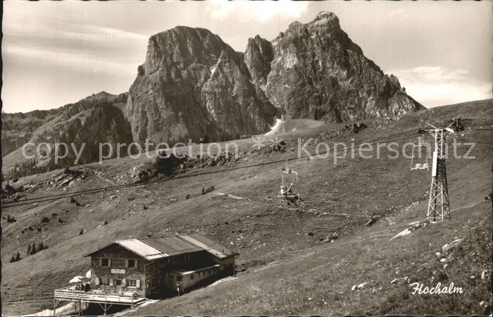 Hochalmspitze Hochalpbahn mit Hochalm und Aggenstein
