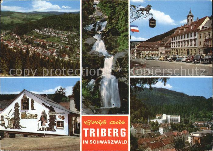 Triberg Schwarzwald Panorama Wasserfall Teilansicht Heimatmuseum